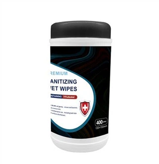 Bote de toallitas antibacterianas para manos