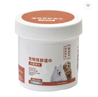 Toallitas para dedos para el cuidado dental de animales