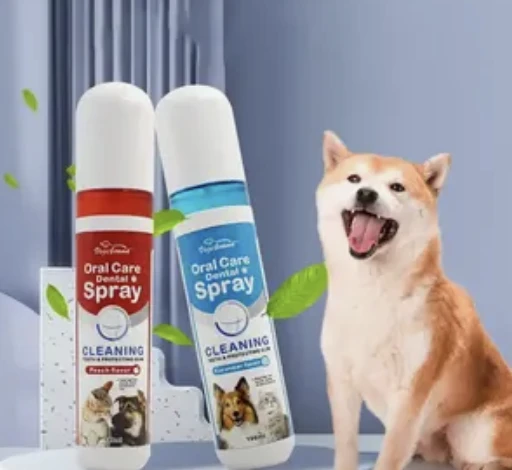 Spray para el cuidado bucal de mascotas